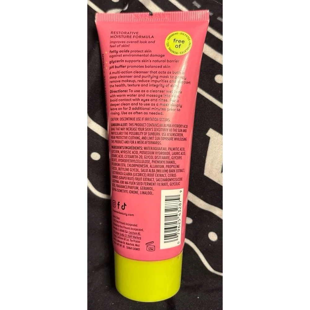 NEW Freeman Cleanser + Mask, Restorative‎ Moisture Formula, Purifying